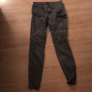 A pair of Bebe jeans